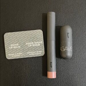 Bite agave lip samples, lip pencil and lip balm